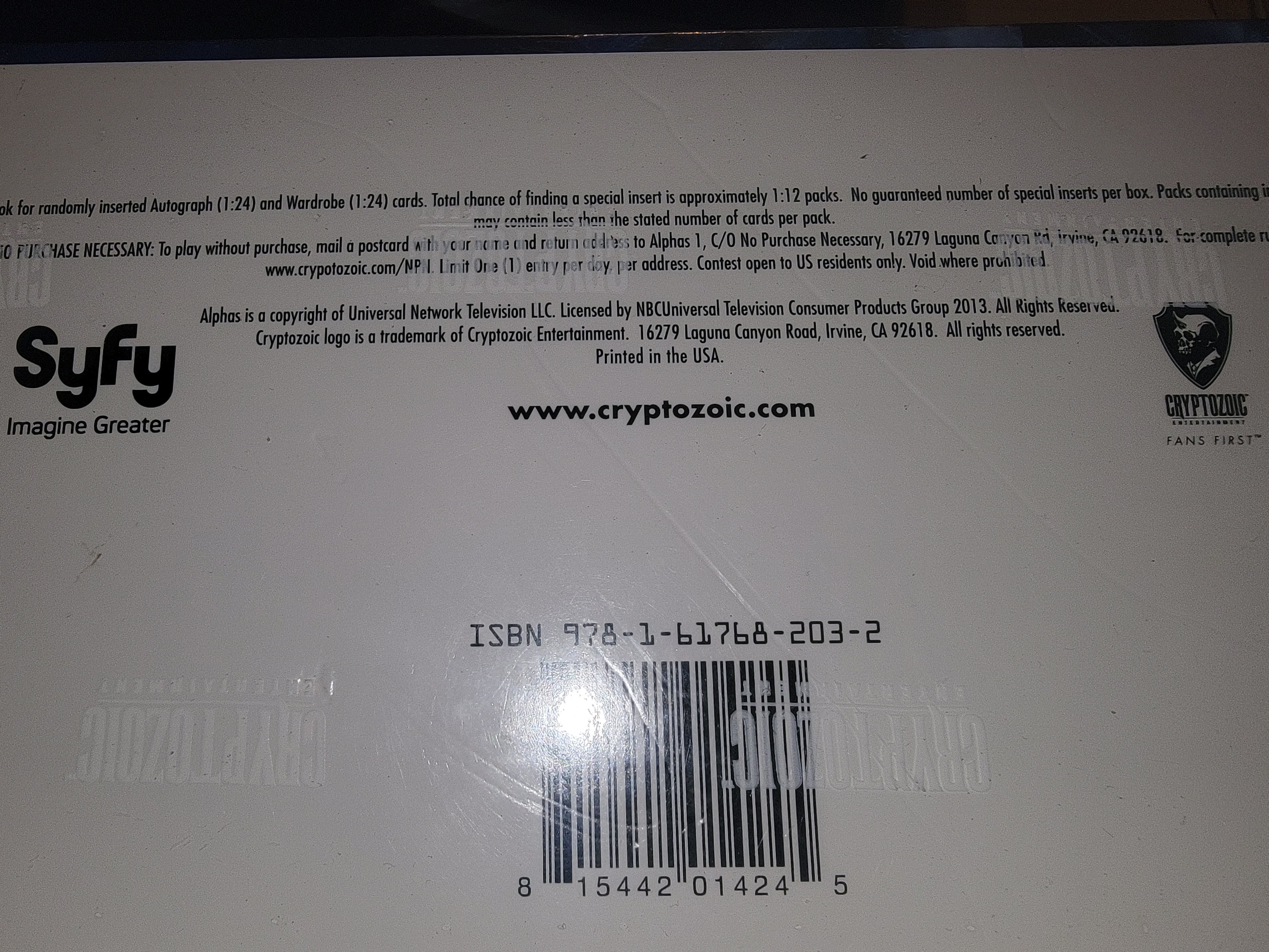 Alphas Trading Cards, Sealed
