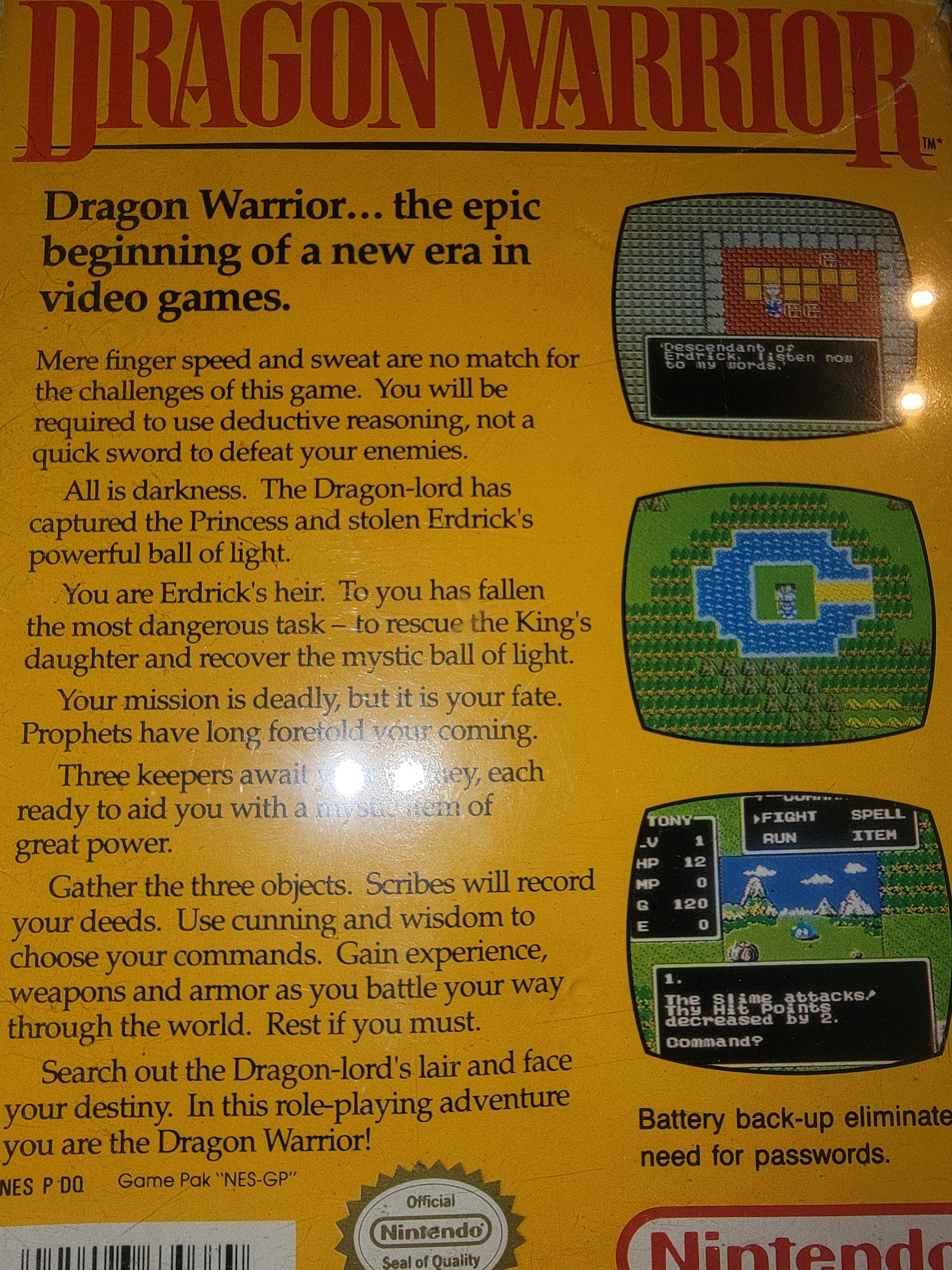 Dragon Warrior, NES
