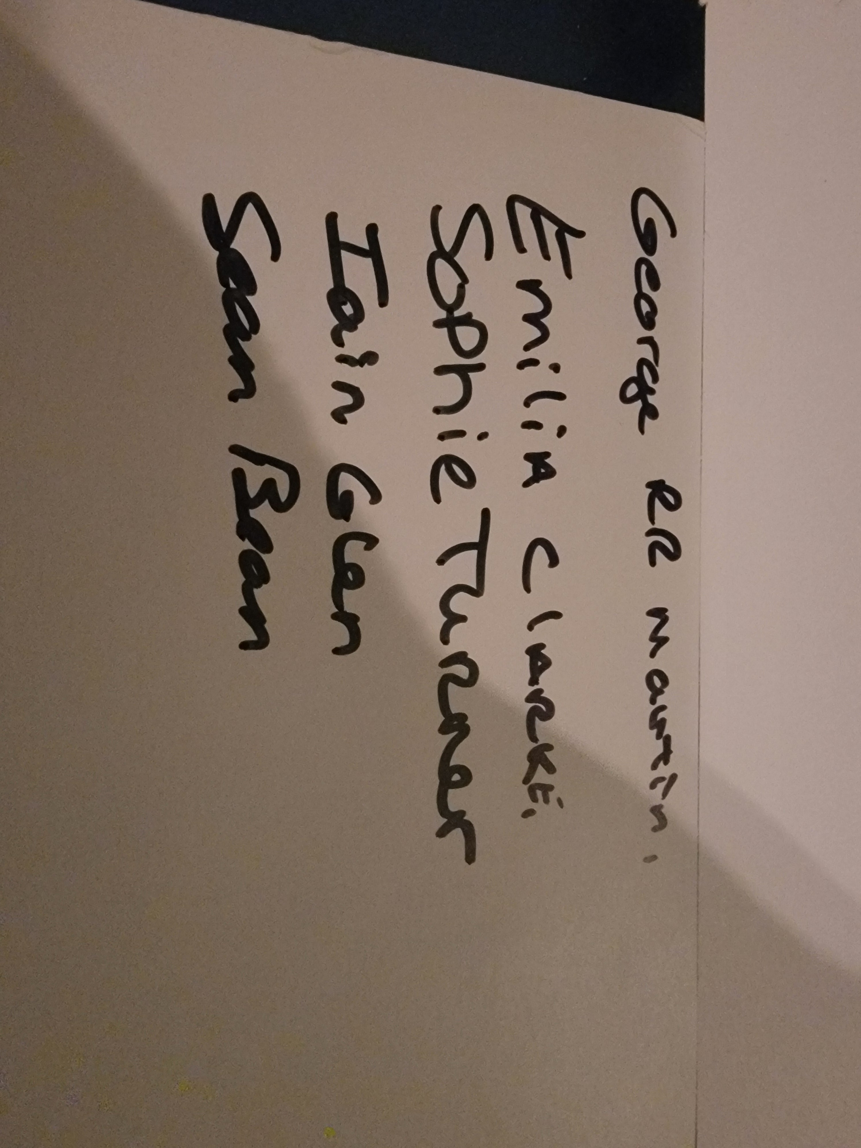 Game of Thrones, Various Auto, Authentic
