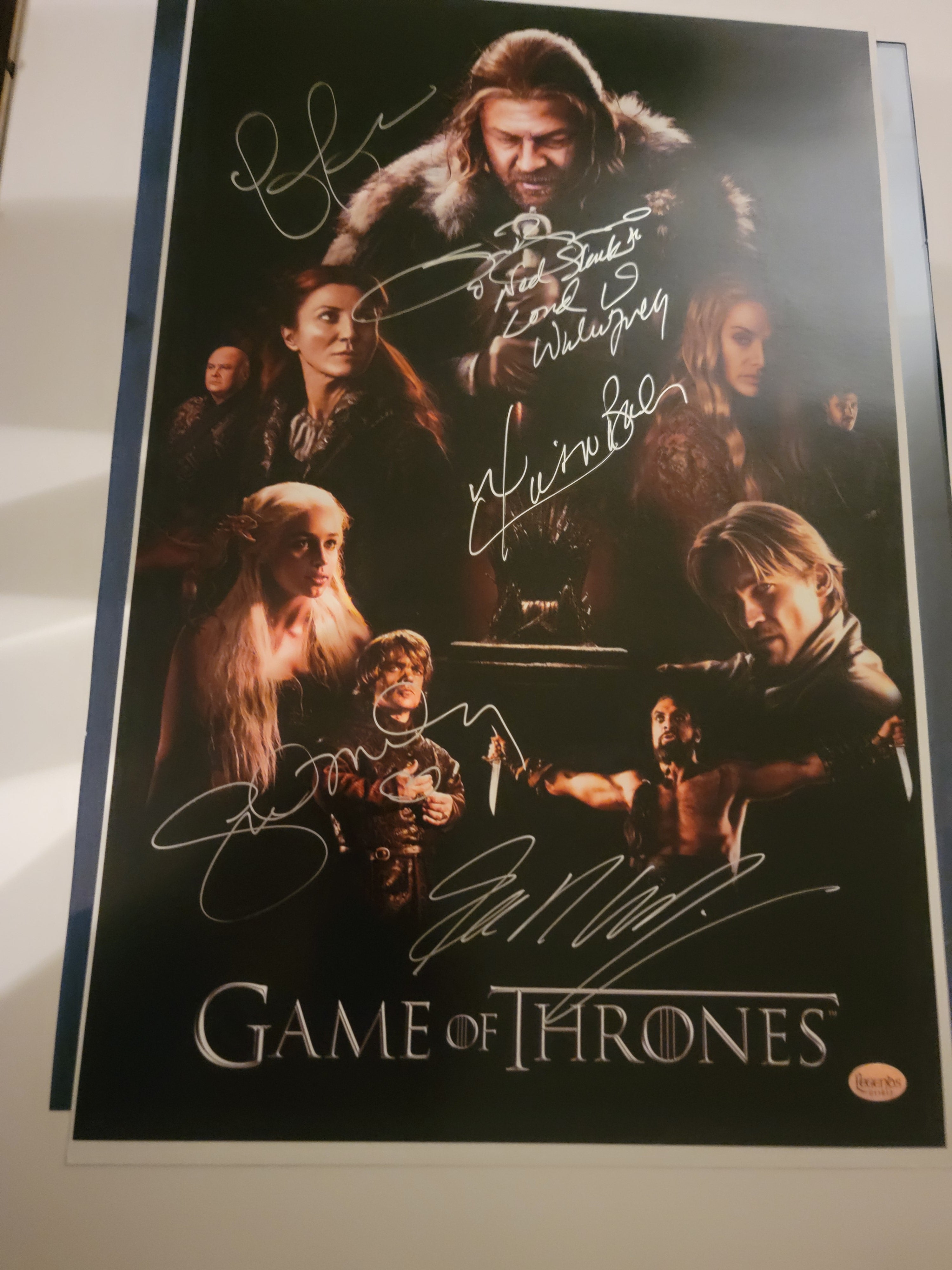 Game of Thrones, Various Auto, Authentic